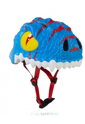 Шлем Blue Dragon (синий дракон) Crazy Safety Шлем Blue Dragon (синий дракон) Crazy Safety