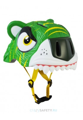 Шлем Green Tiger (зелёный тигр) Crazy Safety Шлем Green Tiger (зелёный тигр) Crazy Safety