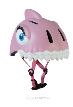Шлем Pink Shark (розовая акула) Crazy Safety Шлем Pink Shark (розовая акула) Crazy Safety