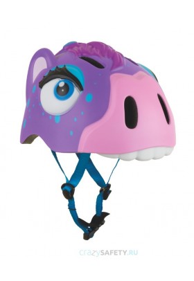 Шлем Purple Zebra (сиреневая зебра) Crazy Safety Шлем Purple Zebra (сиреневая зебра) Crazy Safety