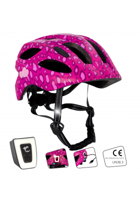 Шлем - Spots Pink - M (розовый) Crazy Safety Шлем - Spots Pink - M (розовый) Crazy Safety