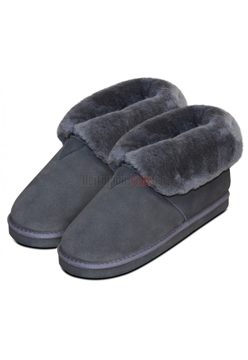 Ботинки Heitmann Felle Lambskin Slippers овчина серый 386 Ботинки Heitmann Felle Lambskin Slippers овчина серый 386