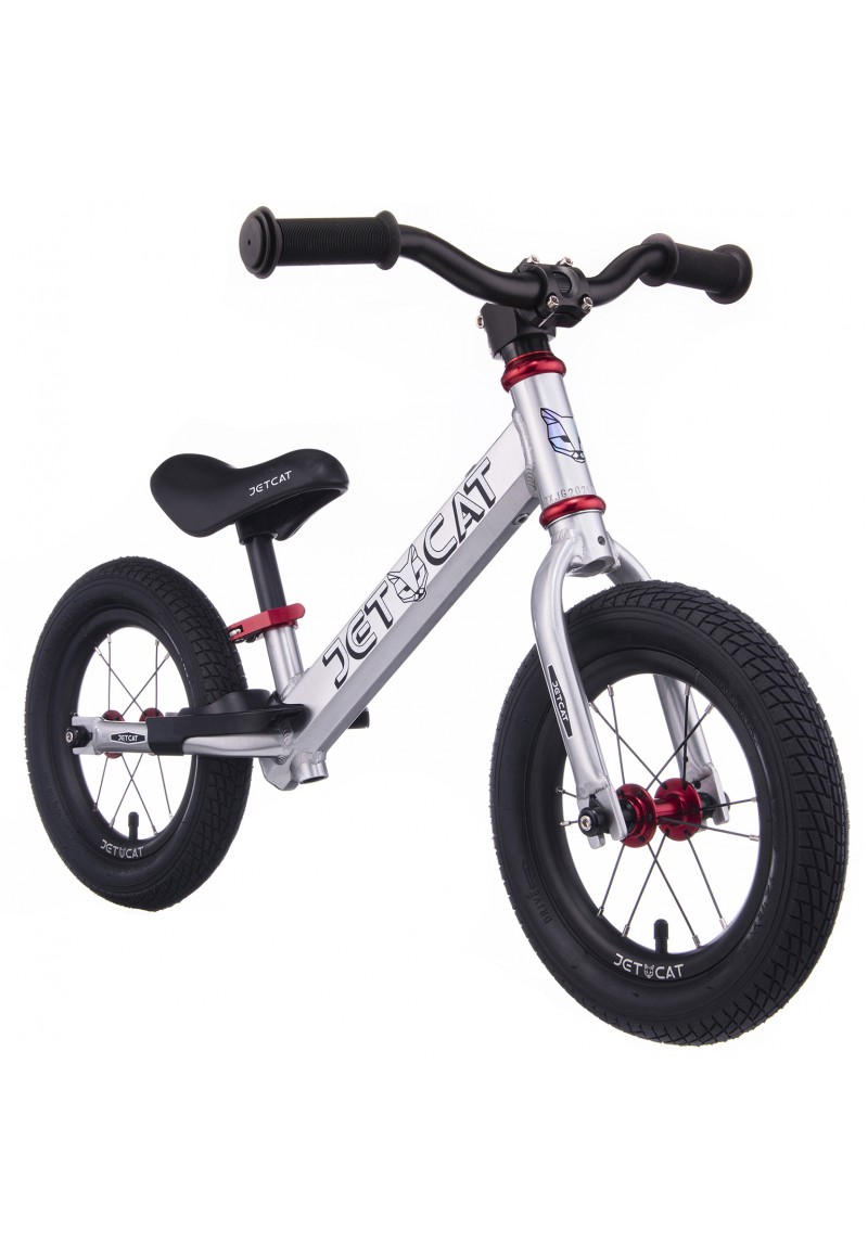 Беговел - JETCAT - 12 Sport - AIR PRO - Silver (серебро) Беговел - JETCAT - 12 Sport - AIR PRO - Silver (серебро)