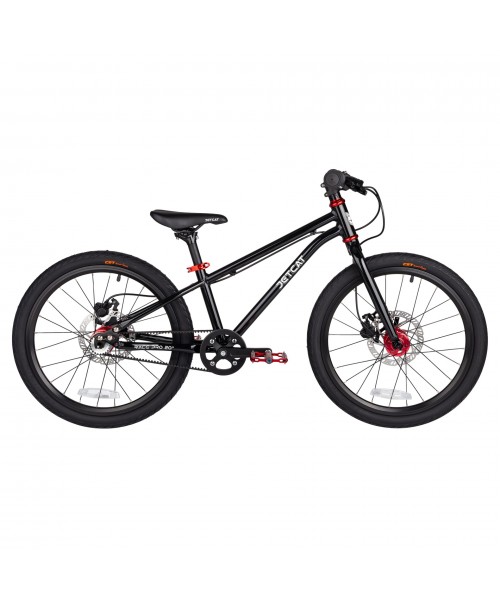 Велосипед - JETCAT - Race Pro 20 Disc Single Speed - Fire Black (Черный - Красный)