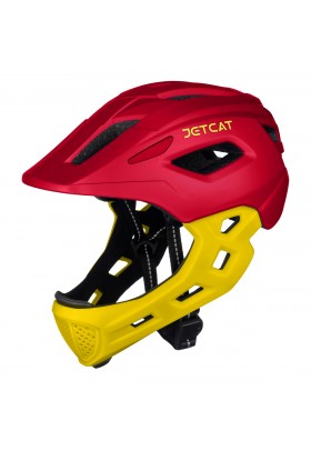 Шлем FullFace - Start (Red/Yellow) -  JetCat