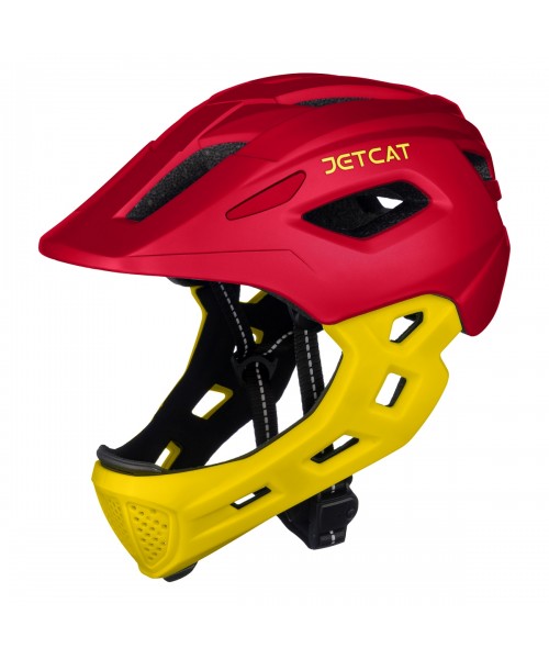 Шлем FullFace - Start (Red/Yellow) -  JetCat